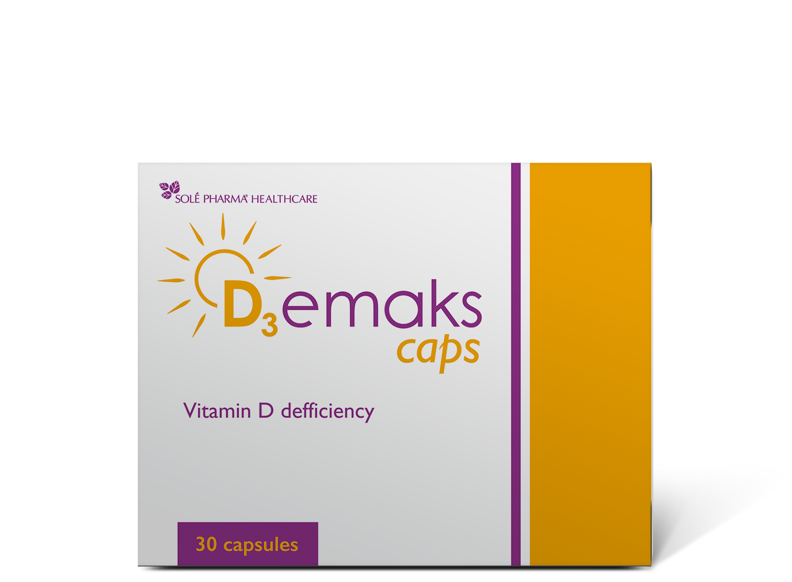 Vitamin D3 for normal growth, development of bones, teeth, muscles, normal immune system, healthy