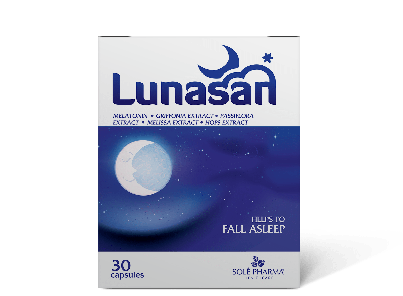 Melatonin, passiflora, griffonia, 5-HTP, hops, Melissa, reduce sleep onset time, reduce tiredness, calm the nervous system, good sleep